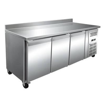 Clima Hosteleria- Mesa Congelados Snack Acero Inoxidable 3 Puertas 1795x600x960h mm PEKIN SNACK3200BT
