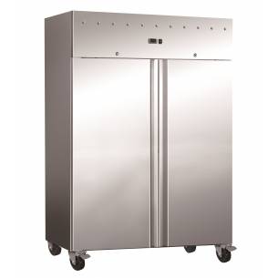 Clima Hosteleria- Armario Refrigerado Snack Acero Inoxidable 2 Puertas 1000 litros 1340x700x2010h mm PEKIN SNACK800TNV