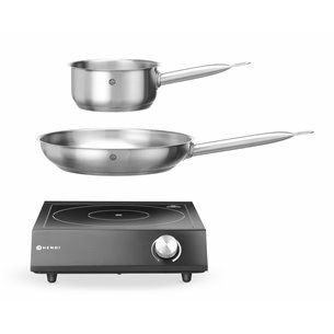 Conjunto: Cocina de inducción 3500W + cacerola + sartén