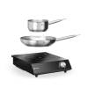 Conjunto: Cocina de inducción 3500W + cacerola + sartén