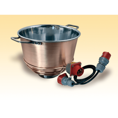 DECOPAN- Perol T 25L 395Øx290Mm 230V Trifasico 6Kw 104PE07