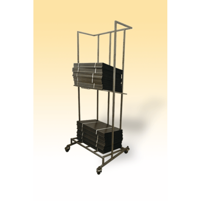 Ordenador Inox Para Apilar Bandejas. Dos Pisos 119OB05