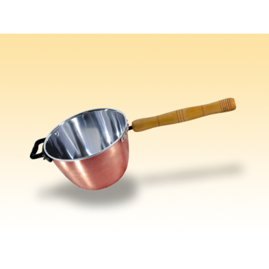 DECOPAN- Cazo De Cobre Para Fuego Mango Madera 4 L 104CA01