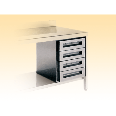 DECOPAN- 4 Cajones Accesorio Para Mesa 53X44X59,5 Cm 121MC02