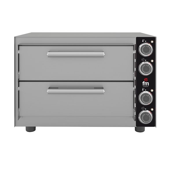 Forno Elétrico Pizzaria FM ST PIZZA STZ 233 - 2 Bandejas Ø35 cm.