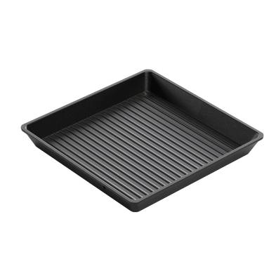 Sarten aluminio antiadherente cuadrada 26x26x3 cm Rallada