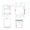 FM INDUSTRIAL- Horno Ultrarrápido Convección + Microondas FM STF-22 Black