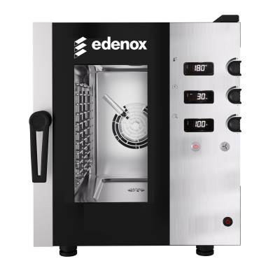 Edenox- Horno Mixto Electrico Gastronomía EDENOX HCC-611-A-T · 6 Bandejas GN 1/1
