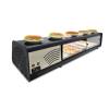 Arilex- Vitrina refrigerada de tapas ARILEX VISION PLACA LISA capacidad 6-GN1/3 6VTL VISION