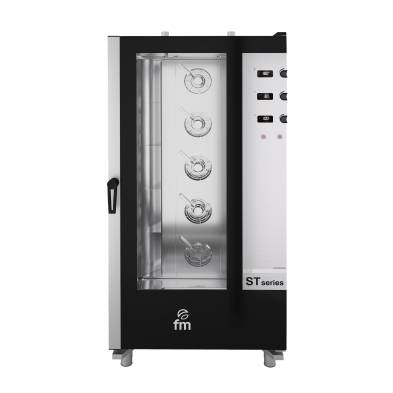 FM INDUSTRIAL- Horno Mixto panadería panel electromecánico eléctrico 20 bandejas 60×40 FM STB 616 ET