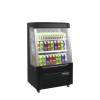 Refrigerador para la venta por impulso color negro TEFCOLD ODC90
