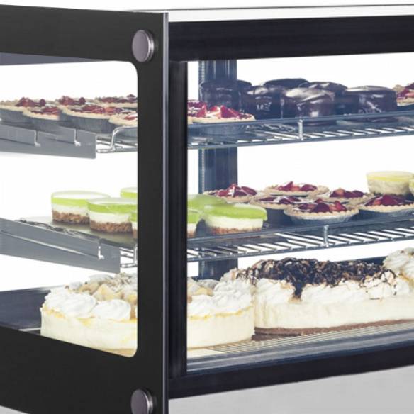Tefcold- Vitrina de exposición refrigerada TEFCOLD LCT900F/BLACK