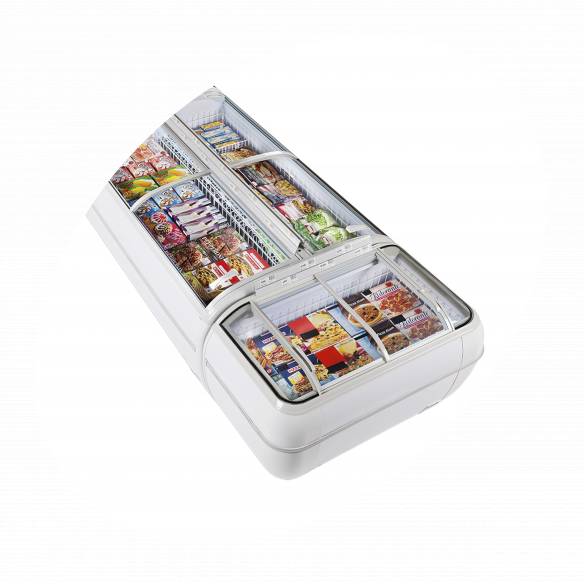 Isla de supermercado bitemperatura TEFCOLD TWIN 220-CF