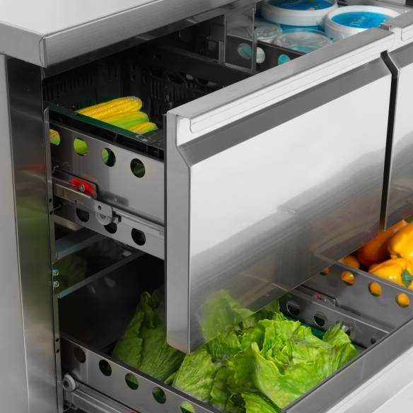 Tefcold- Mesa fría de refrigeración GN1/1 TEFCOLD CK7410/-SP