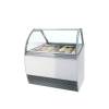 Vitrina expositora para helados con display ventilada TEFCOLD MILLENNIUM LX12
