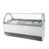 Vitrina expositora para helados con display ventilada TEFCOLD MILLENNIUM LX24