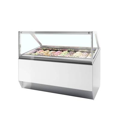 Vitrina expositora para helados con display ventilada TEFCOLD MILLENNIUM ST18