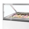 Vitrina expositora para helados con display ventilada TEFCOLD MILLENNIUM ST16