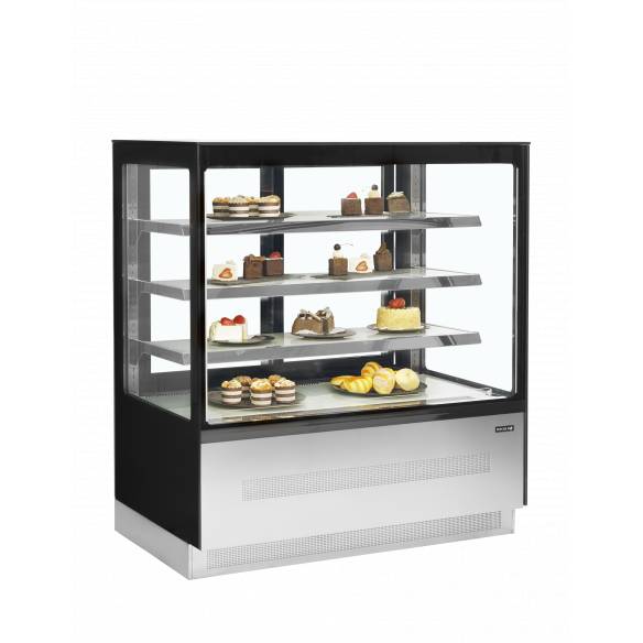 Vitrina de exposición refrigerada TEFCOLD LPD1203F/BLACK