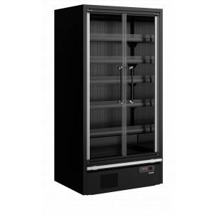 Refrigerador mural de supermercado TEFCOLD Galaxy+ GP10FGD Black