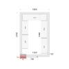 Tefcold- Paneles de cámara frigorífica 120 mm TEFCOLD CR 180x270x220