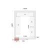 Tefcold- Paneles de cámara frigorífica 120 mm TEFCOLD CR 180x240x220