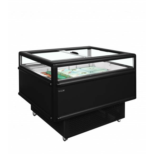 Refrigerador para la venta por impulso color negro TEFCOLD UHD201 /Black