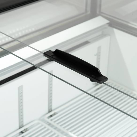 Refrigerador para la venta por impulso color negro TEFCOLD UHD201 /Black