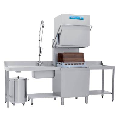Lavaplatos de capota Eletrobar MISTRAL 94XD alta capacidad TEFCOLD MISTRAL 94XD