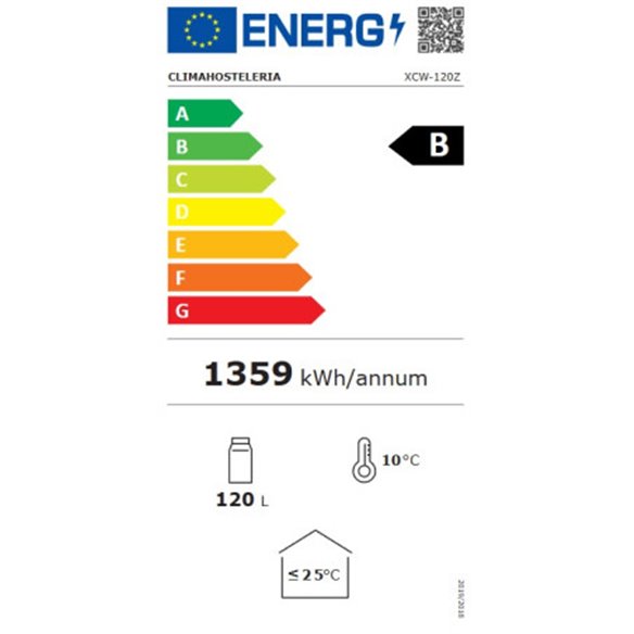 Vitrine refrigerada de bancada de 4 lados em vidro XCW