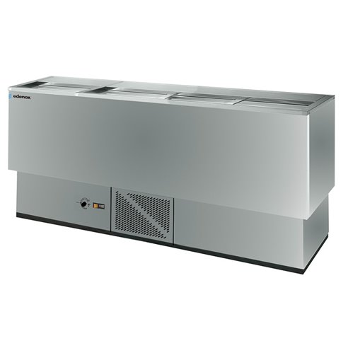 EDENOX Porte-bouteilles EBE-200-I Intérieur en acier inoxydable laqué Blanco