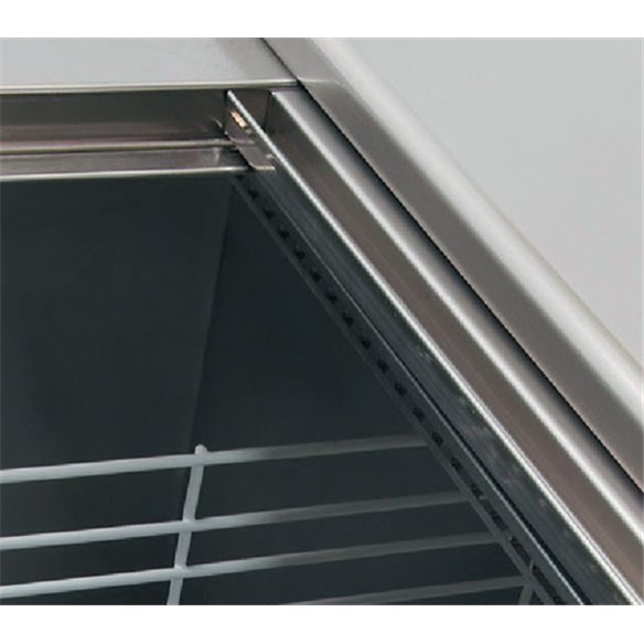 EDENOX Porte-bouteilles EBE-200-I Intérieur en acier inoxydable laqué Blanco