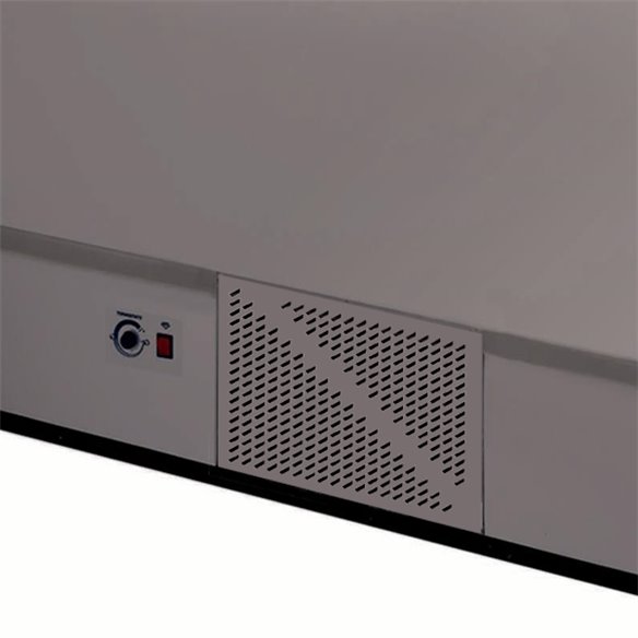 EDENOX Porte-bouteilles EBE-200-I Intérieur en acier inoxydable laqué Blanco
