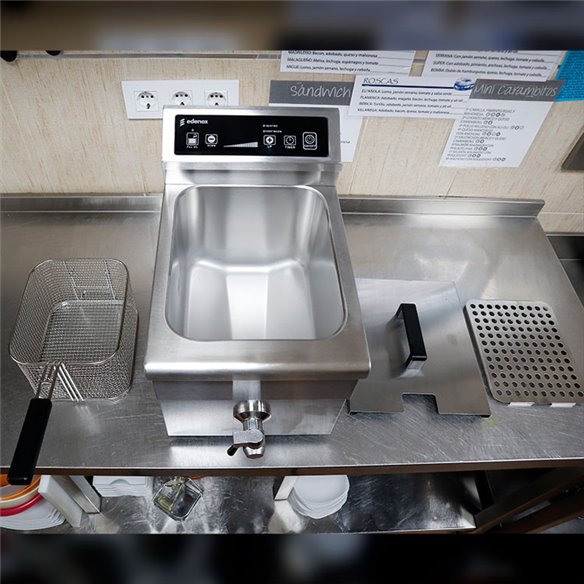 Freidora profesiona de Inducción EDENOX TF-82-I 