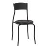 Silla Interior Armazón Plastificado Negro y Asiento Espuma Integral ASIA ESP
