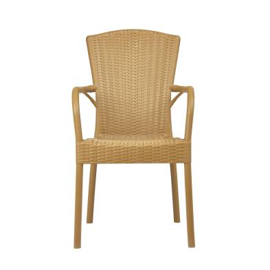 Clima Hosteleria- Sillón Terraza Polipropileno Color Miel BRUNO