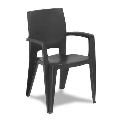 Clima Hosteleria- SillaTerraza Polipropileno color Antracita SINTRA ANT