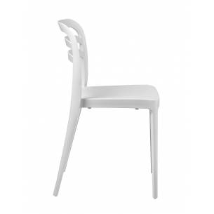 Clima Hosteleria- Silla Terraza Polipropileno color Blanco BAQUERIA 1 BLA