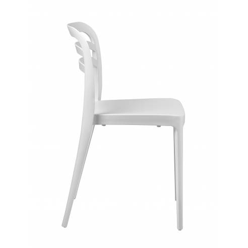 Silla Terraza Polipropileno color Blanco BAQUERIA 1 BLA