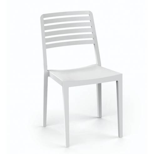 Silla Terraza Polipropileno color Blanco ROW 1 BLA