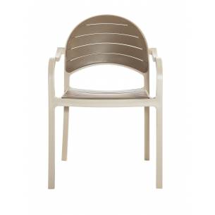 Sillón Terraza Polipropileno color Café-Marrón  SENIA CM