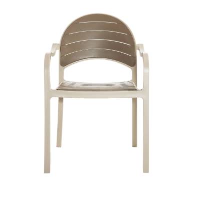 Clima Hosteleria- Sillón Terraza Polipropileno color Café-Marrón SENIA CM