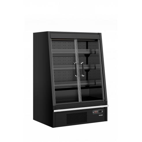 Refrigerador mural de supermercado TEFCOLD Galaxy+ GPL10FGD Black