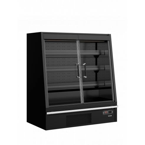 Refrigerador mural de supermercado TEFCOLD Galaxy+ GPL14FGD Black