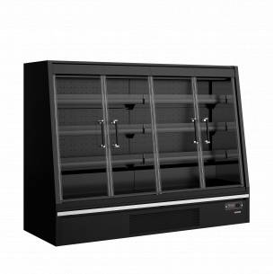 Refrigerador mural de supermercado TEFCOLD Galaxy+ GPL20FGD Black