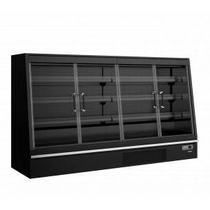 Refrigerador mural de supermercado TEFCOLD Galaxy+ GPL26FGD Black