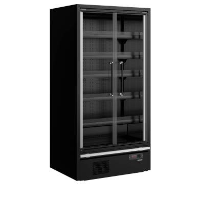 Refrigerador mural de supermercado TEFCOLD Galaxy+ GP10FGD Maxi Black