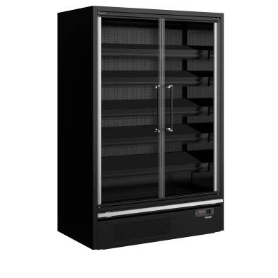 Refrigerador mural de supermercado TEFCOLD Galaxy+ GP14FGD Maxi Black