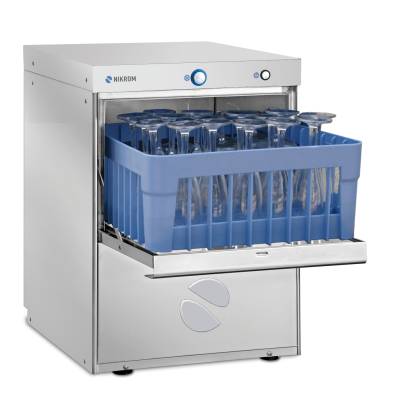 Máquina de lavar vidro profissional NIKROM E2000 Cesta 40x40 cm