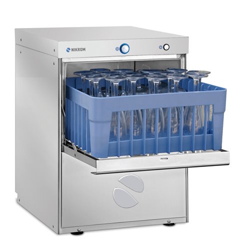 Lavavasos Profesional NIKROM E2000H Cesta 40x40 cm Kit de higienización